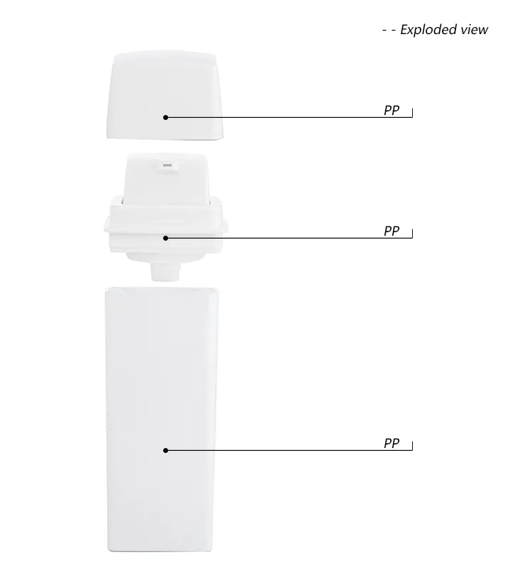 G2988-airless-bottle-specification - Gidea PAC G2988-especificación de la botella sin aire