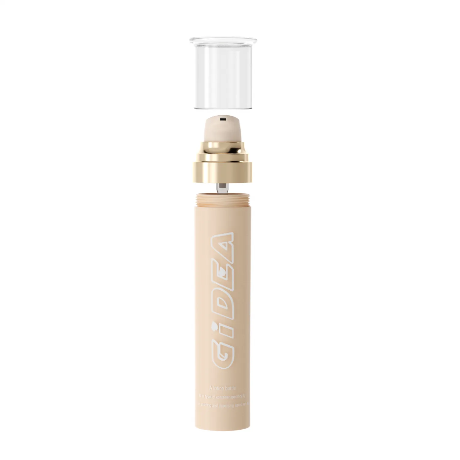 SLIM AIRLESS PUMP BOTTLE-G2100-1 - Gidea PAC