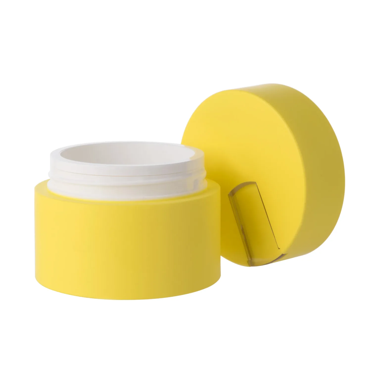 Tarro de cosmética redondo rellenable