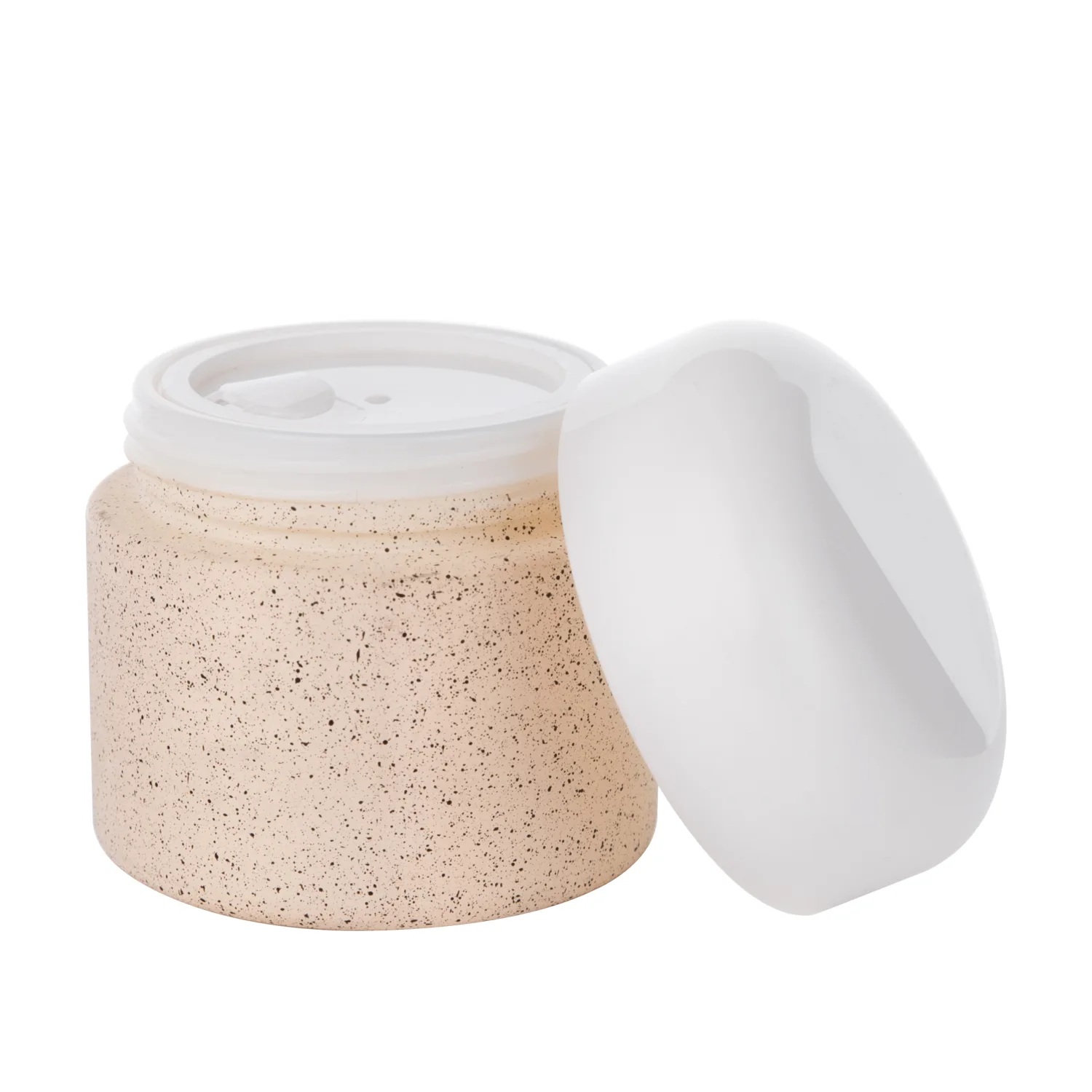 Round Glass Jar with Leak-Proof Lid G1385