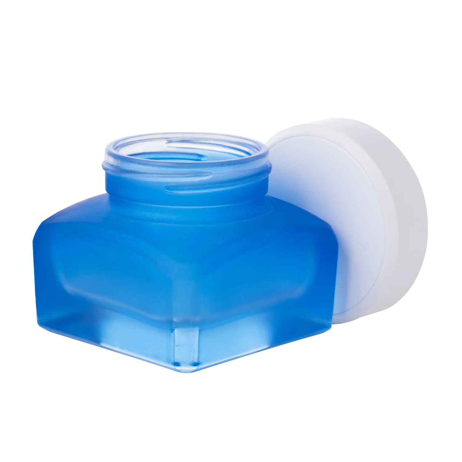 Quadratischer Glasbehälter mit dickem Boden G1398-1