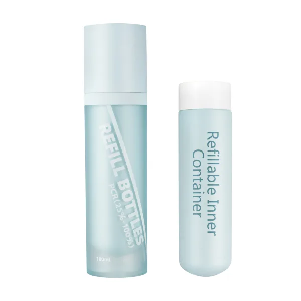 Cylinder Refillable Airless Pump Bottle with Cap G2908