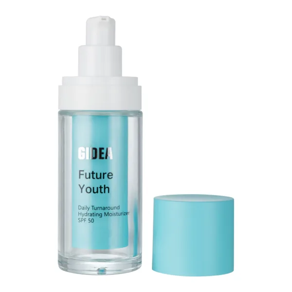 REFILLABLE GLASS AIRLESS PUMP BOTTLE -G20046-1