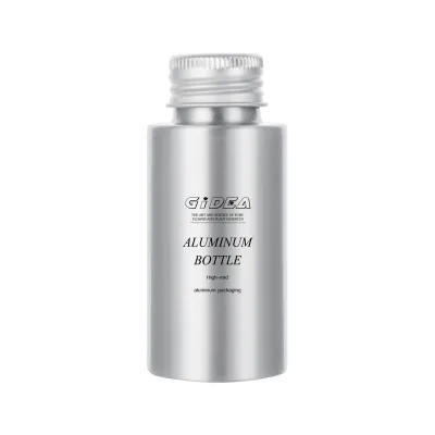 All-Aluminum Bottle With Aluminum Screw Cap
