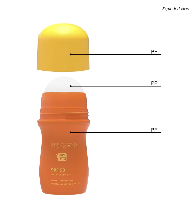 G20609 Roll On Bottle - Gidea PAC G20609 Roll On Bottle