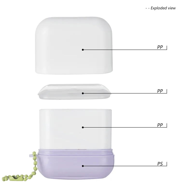 Cosmetic stick with Keychain for Sunscreen-G80343-2